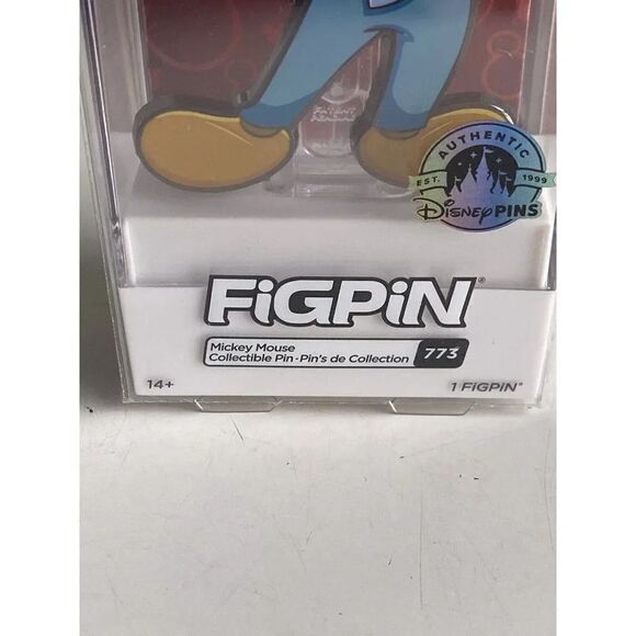 Disney Parks 2022 Figpin #773 Mickey Mouse Limited Release 50th Anniversary NEW - Picture 2 of 7